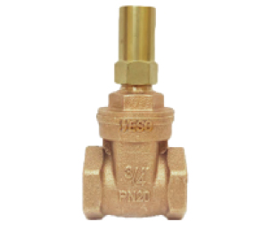 Gate valve: Lock-shield PN20